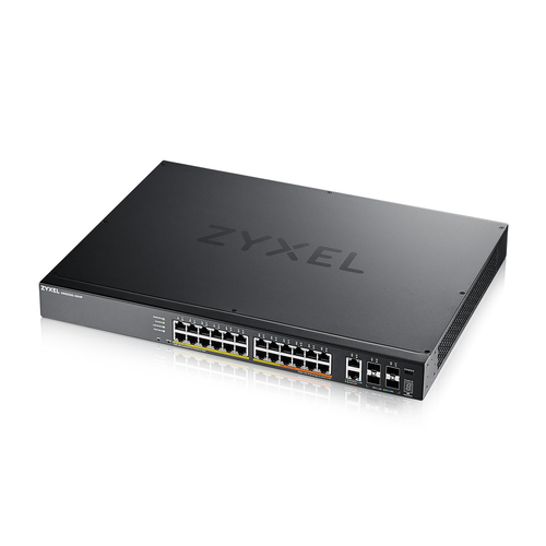 ZYXEL XGS2220 XGS2220-30HP 24 Ports Manageable Layer 3 Switch - Gigabit Ethernet, 10 Gigabit Ethernet - 100/1000Base-T, 10