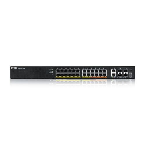 ZYXEL XGS2220 XGS2220-30HP 24 Ports Manageable Layer 3 Switch - Gigabit Ethernet, 10 Gigabit Ethernet - 100/1000Base-T, 10