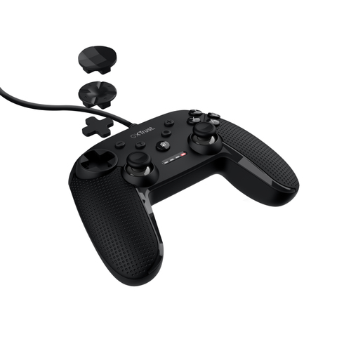 Trust Gaming Muta GXT 541 Gaming-Joystick - Kabel - USB - Nintendo Switch, PC3 m Kabel - Schwarz