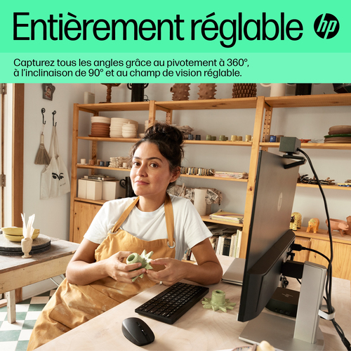 HP 620 FHD Webcam. Megapixel (approx.): 4 MP, Maximum video resolution: 1920 x 1080 pixels, Camera HD type: Full HD. Inter