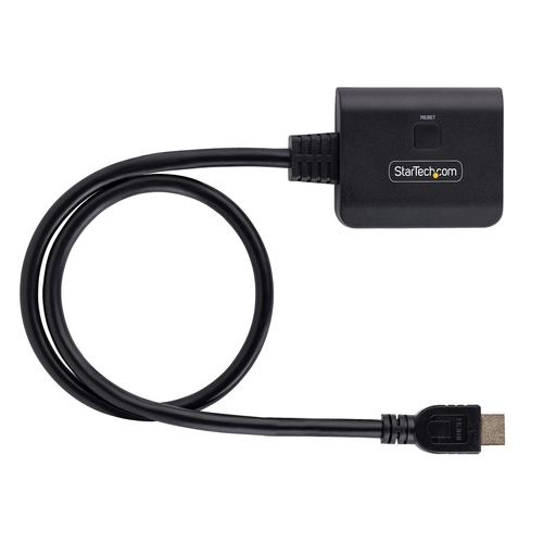 StarTech.com Splitter HDMI 4K a 2 Porte - Sdoppiatore Video HDMI 2.0 4K 60Hz 1x2 - Hub HDMI HDR/HDCP 2.2, Multipresa HDMI 