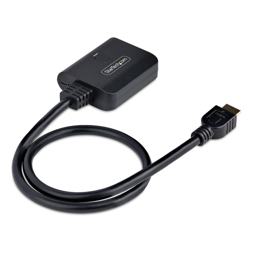 StarTech.com Splitter HDMI 4K a 2 Porte - Sdoppiatore Video HDMI 2.0 4K 60Hz 1x2 - Hub HDMI HDR/HDCP 2.2, Multipresa HDMI 