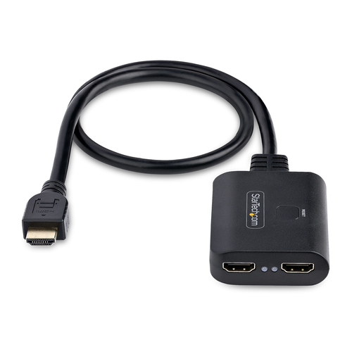 StarTech.com Splitter HDMI 4K a 2 Porte - Sdoppiatore Video HDMI 2.0 4K 60Hz 1x2 - Hub HDMI HDR/HDCP 2.2, Multipresa HDMI 
