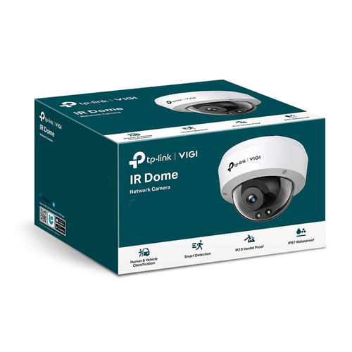 TP-Link VIGI C240I 4 Megapixel Netzwerkkamera - Farbe - Kuppel - 30 m Infrarot Nachtsicht - H.265+, H.265, H.264, H.264+ -