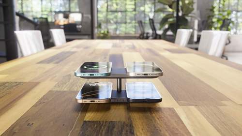 OtterBox Zens Quattro Pro 4, Interior, USB, Carregamento wireless, 1,5 m, Preto