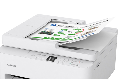 Stampante multifunzione a getto di inchiostro Canon PIXMA TS7550i Con filo e senza fili - Colore - Fotocopiatrice/Stampant