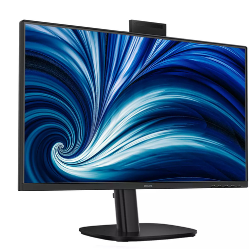 Philips 24B2U3301H 24 Zoll Klasse Webcam Full HD LED-Monitor - 16:9 Format - Schwarz - 60,5 cm (23,8 Zoll) Viewable - IPS-