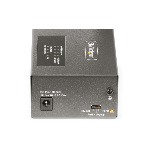 StarTech.com 4-Port Multi-Gigabit PoE++ Injector, 5/2.5/1G Ethernet (NBASE-T), PoE/PoE+/PoE++ (802.3af/802.3at/802.3bt), 1