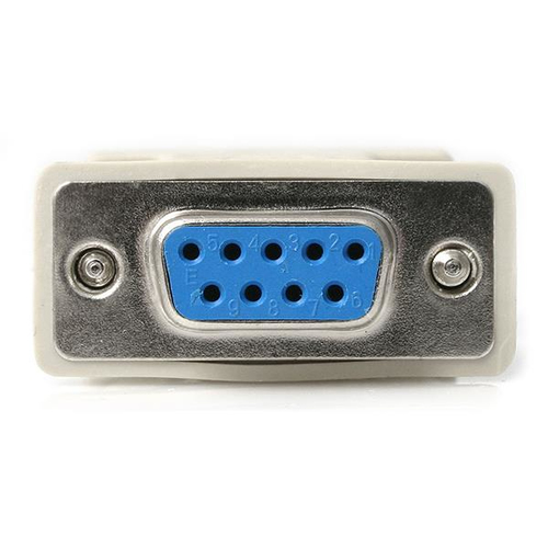 StarTech.com DB9 RS232 Serial Null Modem Adapter - F/F - 1 x 9-pin DB-9 Serial Female - 1 x 9-pin DB-9 Serial Female - White