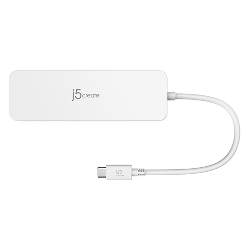 j5create JCD373-N 7 Port(s) USB 3.1 Type C Docking Station for Computer, Keyboard, Mouse, Flash Drive, Projector - Chargin