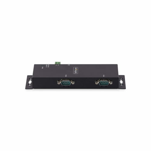 StarTech.com 2-Port Serial to Ethernet Adapter, IP Serial Device Server For Remote RS232 Devices, Wall/DIN Rail Mount, LAN