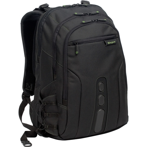 Targus EcoSpruce TBB013EU Carrying Case (Backpack) for 39.6 cm (15.6") Notebook, Business Card - Black - Water Resistant B
