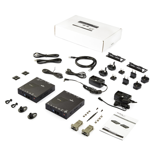 StarTech.com Video Extender Transmitter/Receiver - Wired - TAA Compliant - 1 Input Device - 1 Output Device - 100 m Range 