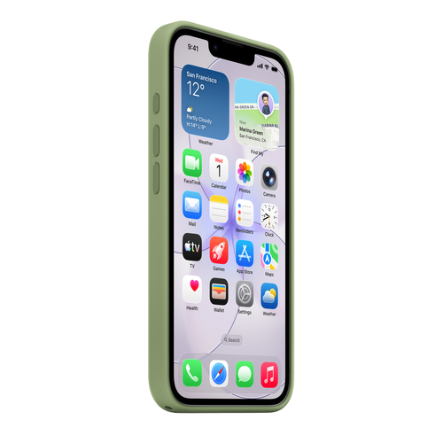 Apple Hülle Smartphone - Seidig, Softtouch - Kratzfest, Sturzsicher - Silikon, MicroFiber - Kann drahtlos geladen werden