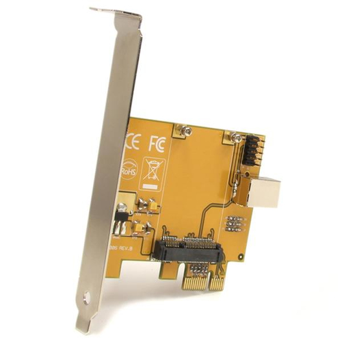 StarTech.com PCI Express to Mini PCI Express Card Adapter - TAA Compliant - 6.9 cm Height x 1.5 cm Width - 1 Each