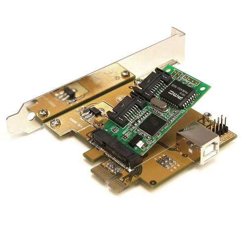 StarTech.com PCI Express to Mini PCI Express Card Adapter - TAA Compliant - 6.9 cm Height x 1.5 cm Width - 1 Each