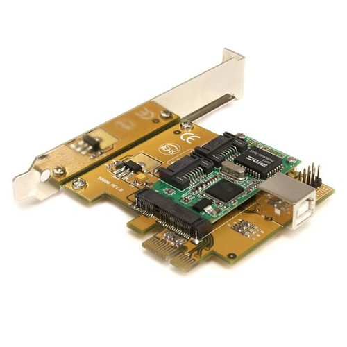 StarTech.com PCI Express to Mini PCI Express Card Adapter - TAA Compliant - 6.9 cm Height x 1.5 cm Width - 1 Each