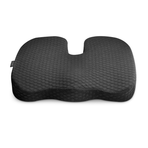 Kensington Premium Seat Cushion - 459.74 mm x 363.22 mm - Gel, Memory Foam Filling - U-shaped - Comfortable, Ergonomic Des