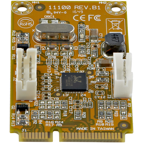 StarTech.com Gigabit Ethernet Card - 10/100/1000Base-T - Plug-in Card - Mini PCI Express - Realtek RTL8111E - 1 Port(s) - 
