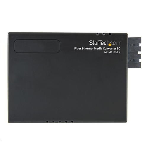 StarTech.com Transceiver/Media Converter - 2 Port(s) - 1 x Network (RJ-45) - 1 x SC - Twisted Pair, Optical Fiber - 1310 n