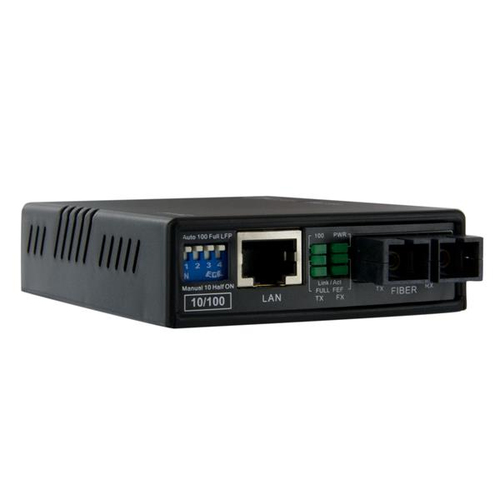 StarTech.com Transceiver/Media Converter - 2 Port(s) - 1 x Network (RJ-45) - 1 x SC - Twisted Pair, Optical Fiber - 1310 n