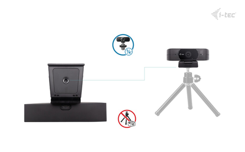 i-tec SOLOMON 500 4K PDAF Webcam. Megapixel (approx.): 8.29 MP, Maximum video resolution: 3840 x 2160 pixels, Camera HD ty