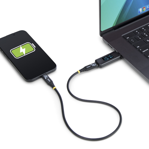 StarTech.com Testing Device - Current Measurement, Voltage Measurement, Power Monitoring, Wattage Monitoring - 1 x USB