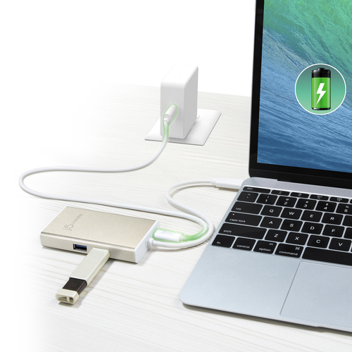 j5create JCA374-N USB Type-C Multi-Adapter. Connectivity technology: Wired, Host interface: USB Type-C, USB Power Delivery