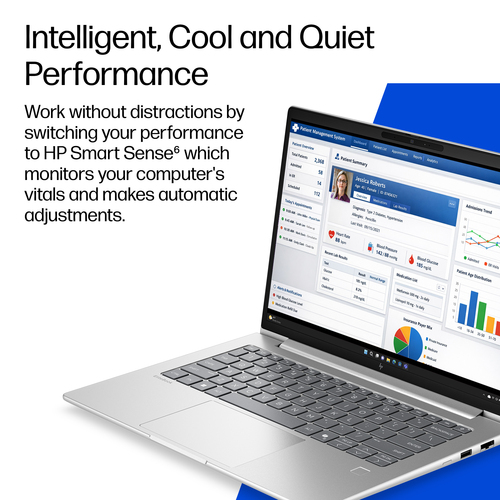 HP EliteBook 6 G2i 35.6 cm (14") Notebook - WUXGA - Intel Core Ultra 5 Series 3 325 - 16 GB - 512 GB SSD - Smart Card Read
