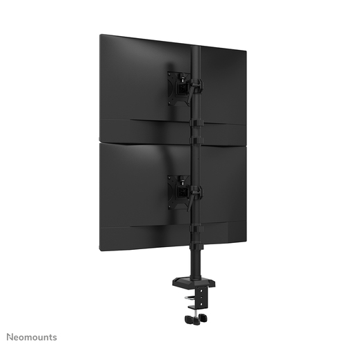 Bras support d'écran Neomounts DS60-600BL2V - Noir - Réglable en hauteur - 2 Écran(s) supportés - 10" (25,40 cm) à 32" (81
