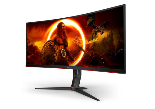 AOC CU34G2XP 34" Class UW-QHD Gaming LED Monitor - 21:9 - 86.4 cm (34") Viewable - Vertical Alignment (VA) - LED Backlight