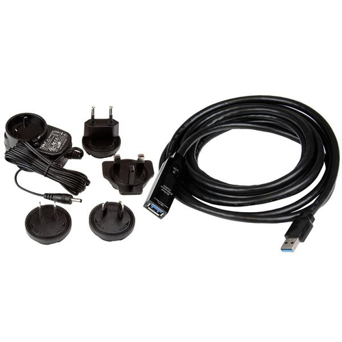 StarTech.com 3m USB 3.0 (5Gbps) Active Extension Cable - M/F - Extend the distance of a USB 3.0 device an additional 3 met