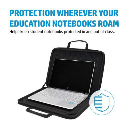 HP Mobility 14-inch Laptop Case. Maximum screen size: 35.6 cm (14"). Weight: 437 g