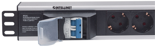 Intellinet 711432 PDU - Basic - 6 x IEC 60884 - 16 A - 230 V AC Input - 1.5U - Rack-mountable