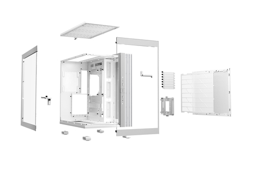 be quiet! LIGHT BASE 600 DX White. Formfaktor: Midi Tower, Typ: PC, Produktfarbe: Weiß. Supported power supply form factor