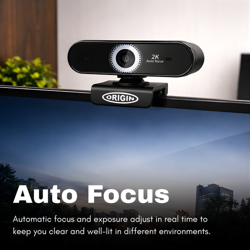 Origin Storage OS-USB-2KWEBCAM. Megapixel (approx.): 5 MP, Maximale Video-Auflösung: 2592 x 1944 Pixel, Kamera HD Typ: 2K 