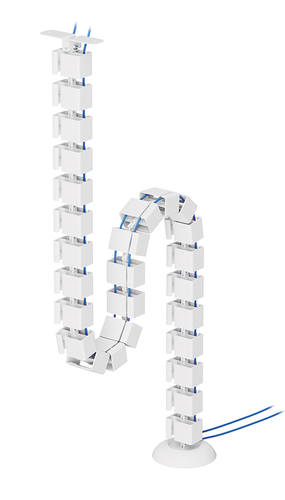 Neomounts Cable Routing - White - Cable Management Spine - Plastic