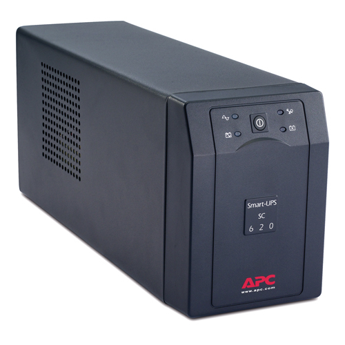 APC Smart-UPS, Line-Interactive, 0.62 kVA, 390 W, Sine, 50/60 Hz, 320 J