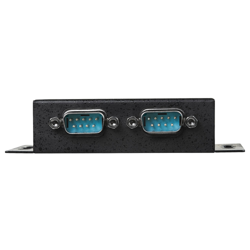 StarTech.com USB to Serial Adapter - 2 Port - Wall Mount - Din Rail Clips - Industrial - COM Port Retention - FTDI - DB9 -