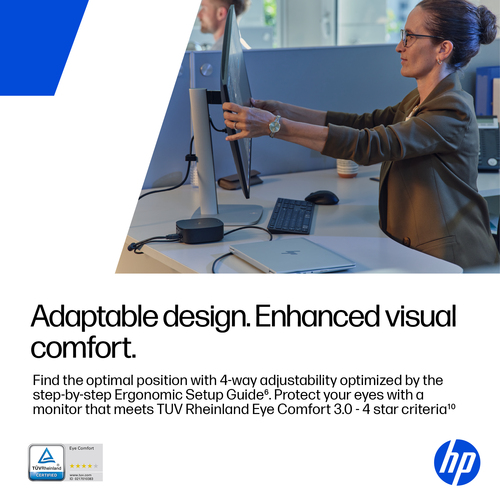HP Series 5 Pro Écran FHD 27 pouces – 527pf. Taille de l'écran: 68,6 cm (27"), Résolution de l'écran: 1920 x 1080 pixels, 