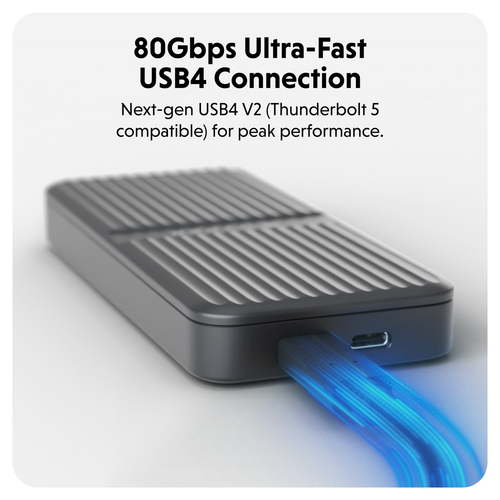 HYPERDRIVE NEXT USB4 M.2 PCIE ENCLOSURE