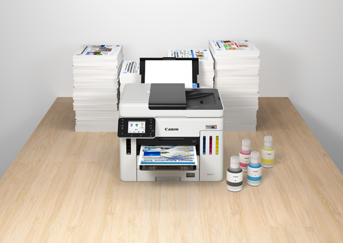 Stampante multifunzione a getto di inchiostro Canon MAXIFY GX7150 Con filo e senza fili MegaTank - Colore - Fotocopiatrice
