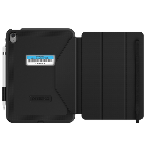 Sacoche de transport OtterBox Defender Durci - Folio Style Apple iPad (10e génération) Tablette, Stylus, Crayon - Noir - R