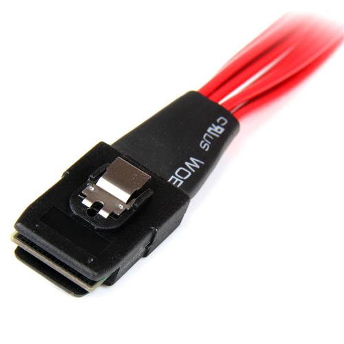 StarTech.com 50cm Internal Serial Attached SCSI Mini SAS Cable - SFF8087 to 4x SFF8482 - Internal Mini SAS Cable - Cable f