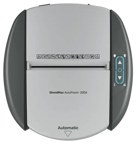 Rexel ShredMax AutoFeed+ 200X Cross Cut Paper Shredder. Shredding type: Cross shredding, Working width: 22.5 cm, Shredding