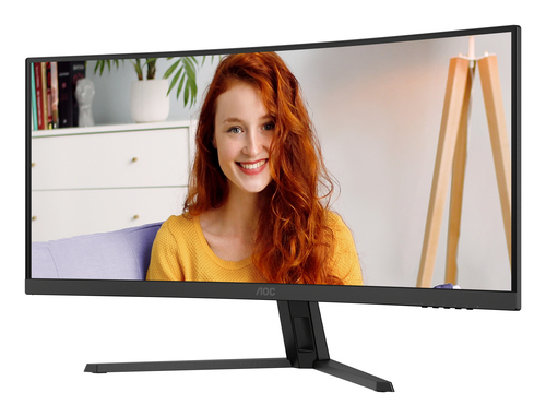 AOC CU34B3E 34 Zoll Klasse WQHD LCD-Monitor - 86,4 cm (34 Zoll) Viewable - Vertical-Alignment-Technologie (VA) - 2560 x 14