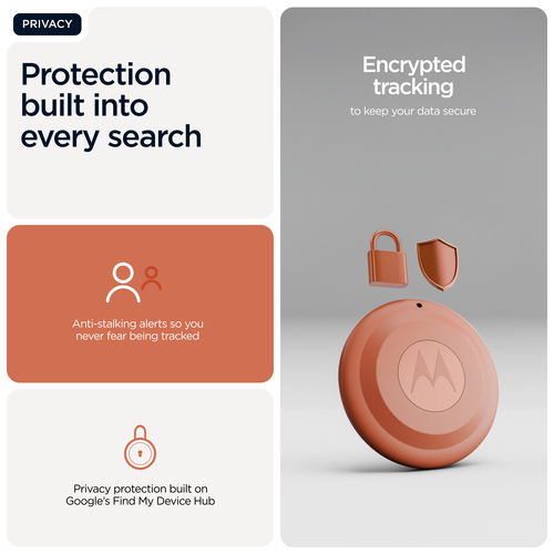 Motorola Mobility Tag 2 Asset Tracking Device - Bluetooth