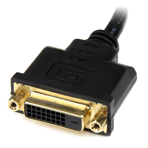 StarTech.com 20cm 8in. HDMIÂ® to DVI-D Video Cable Adapter - HDMI Male to DVI Female - HDMI to DVI Dongle Adapter Cable - 