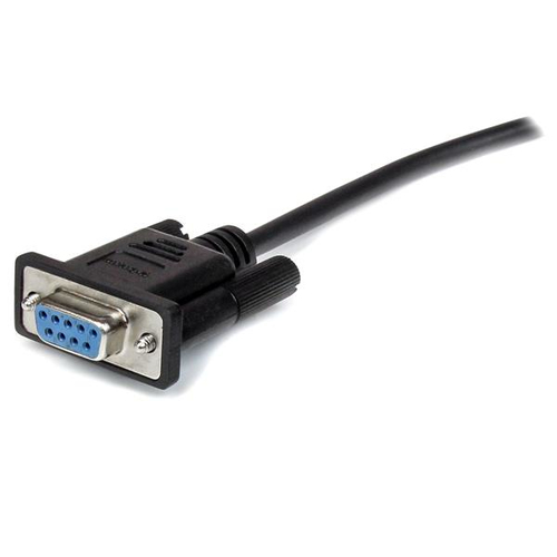 StarTech.com 3m Black Straight Through DB9 RS232 Serial Cable - M/F - First End: 1 x 9-pin DB-9 RS-232 Serial - Male - Sec