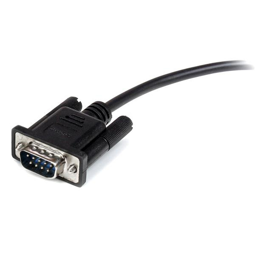 StarTech.com 3m Black Straight Through DB9 RS232 Serial Cable - M/F - First End: 1 x 9-pin DB-9 RS-232 Serial - Male - Sec